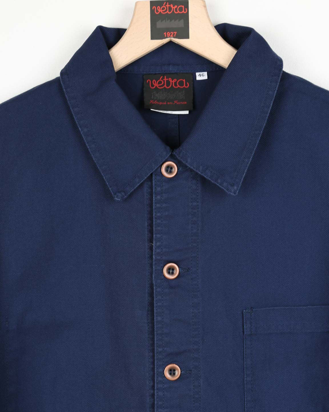 Workwear Jacket 5C in Twill Fabric - Navy