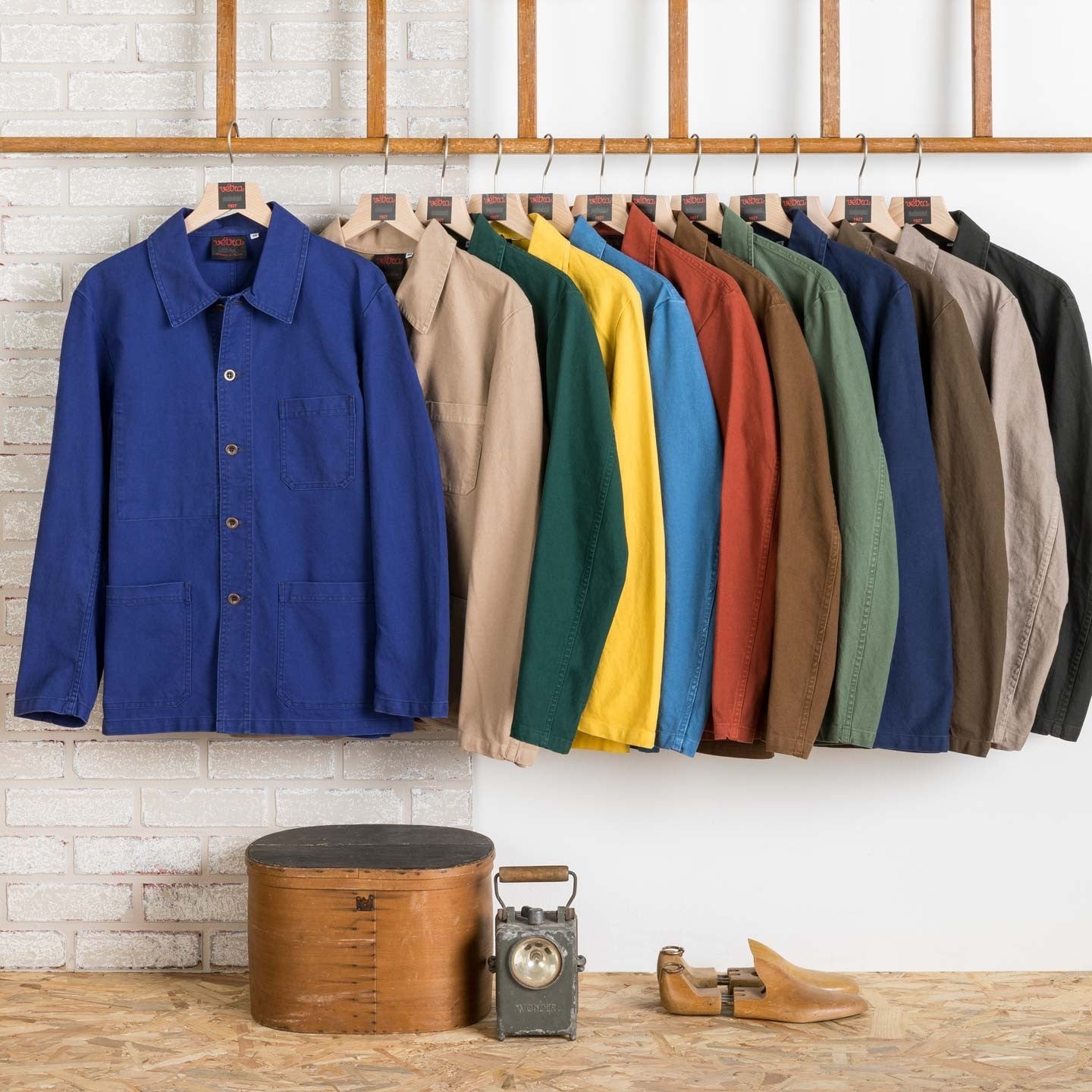 Workwear Jacket in Organic Twill Fabric - Waid