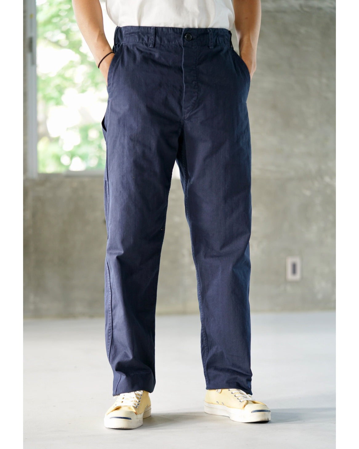 French Work Pants - Navy