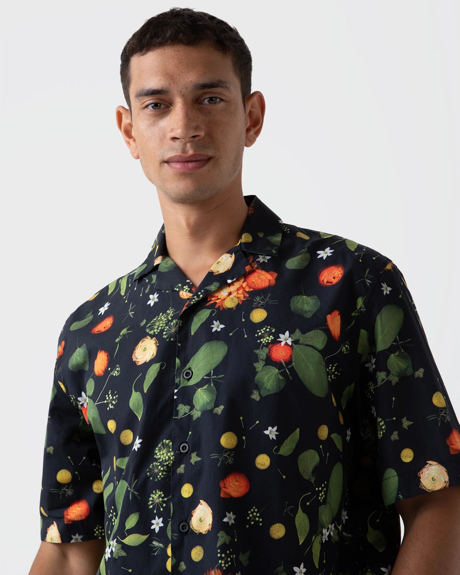Camp Collar Shirt - Hedgerow Print