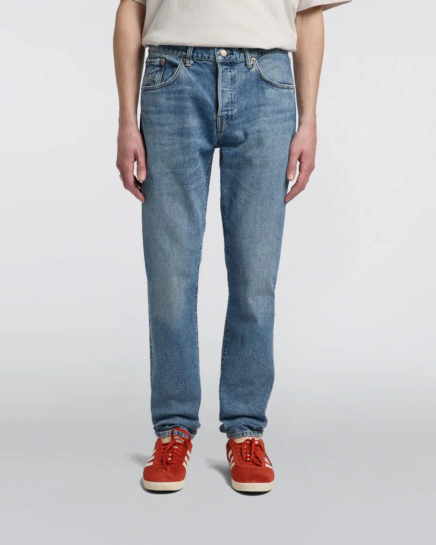 Slim Tapered Jeans - Yoshiko Left Hand Denim - Blue Light Used