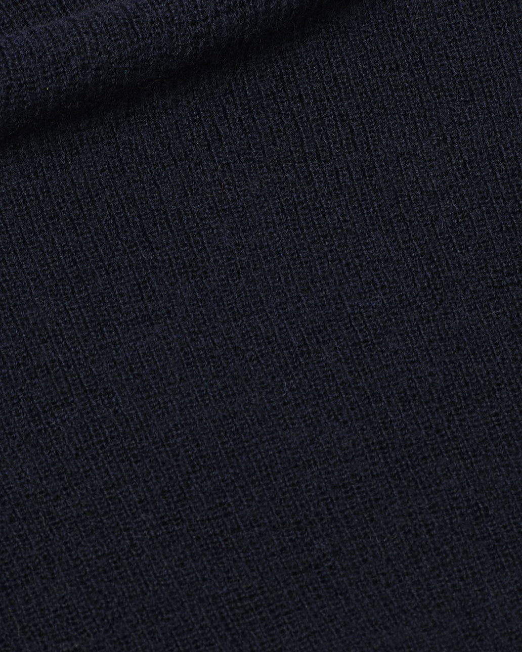 Ribbed Slipover Pure Wool - Ink