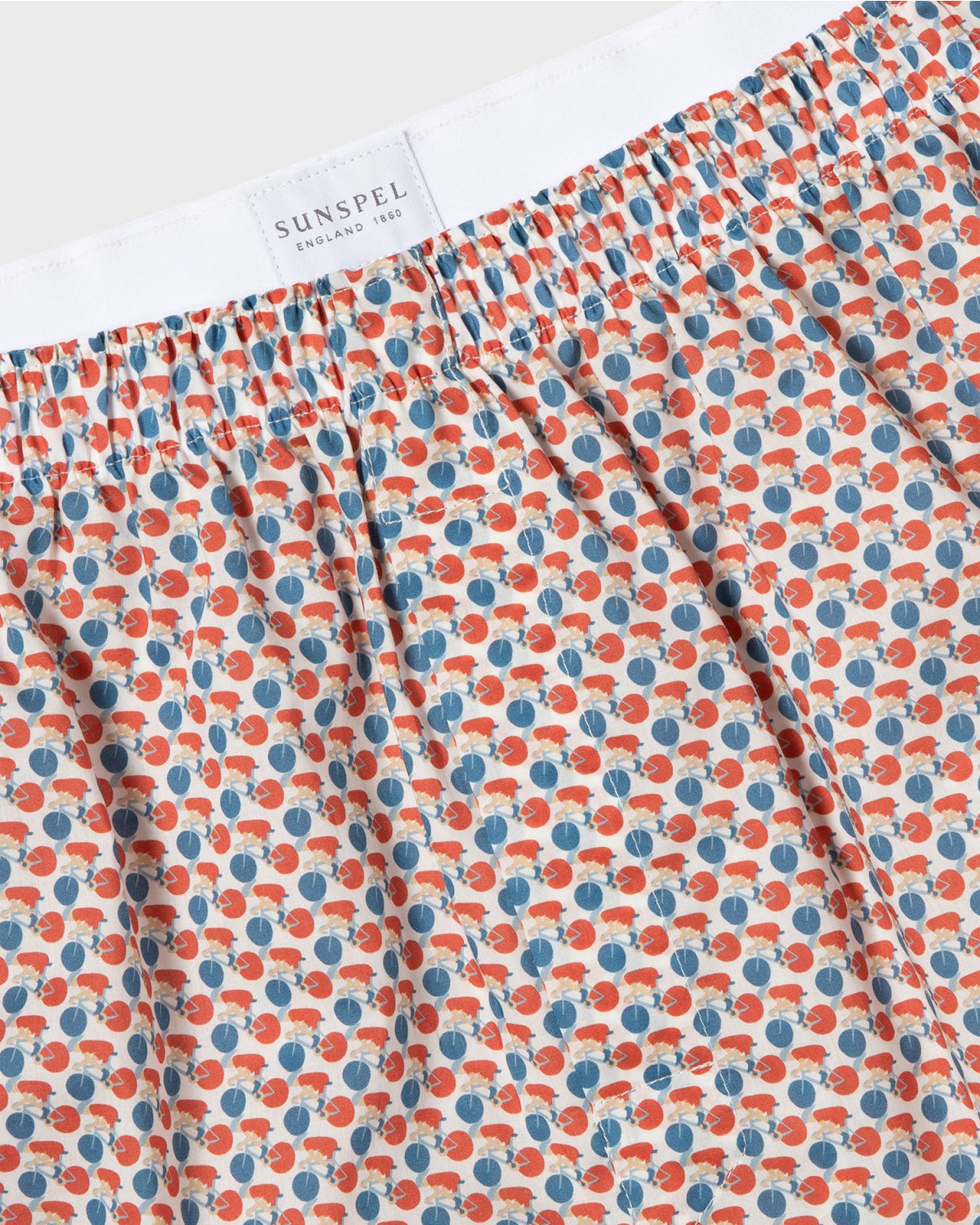 Printed Boxer Short - Liberty Red Velodrome