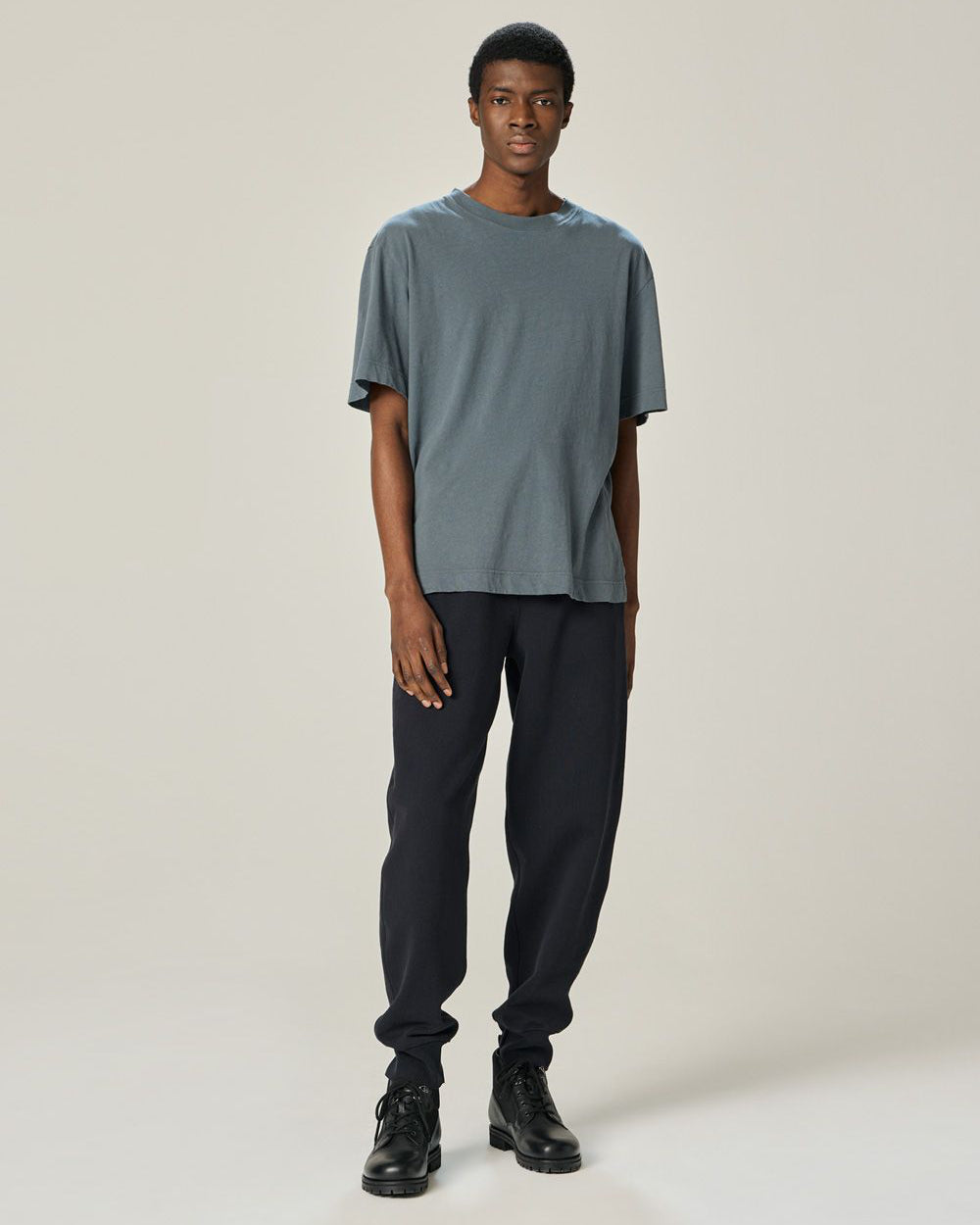 Flatlock Jogger Dry Loopback Jersey - Off Black