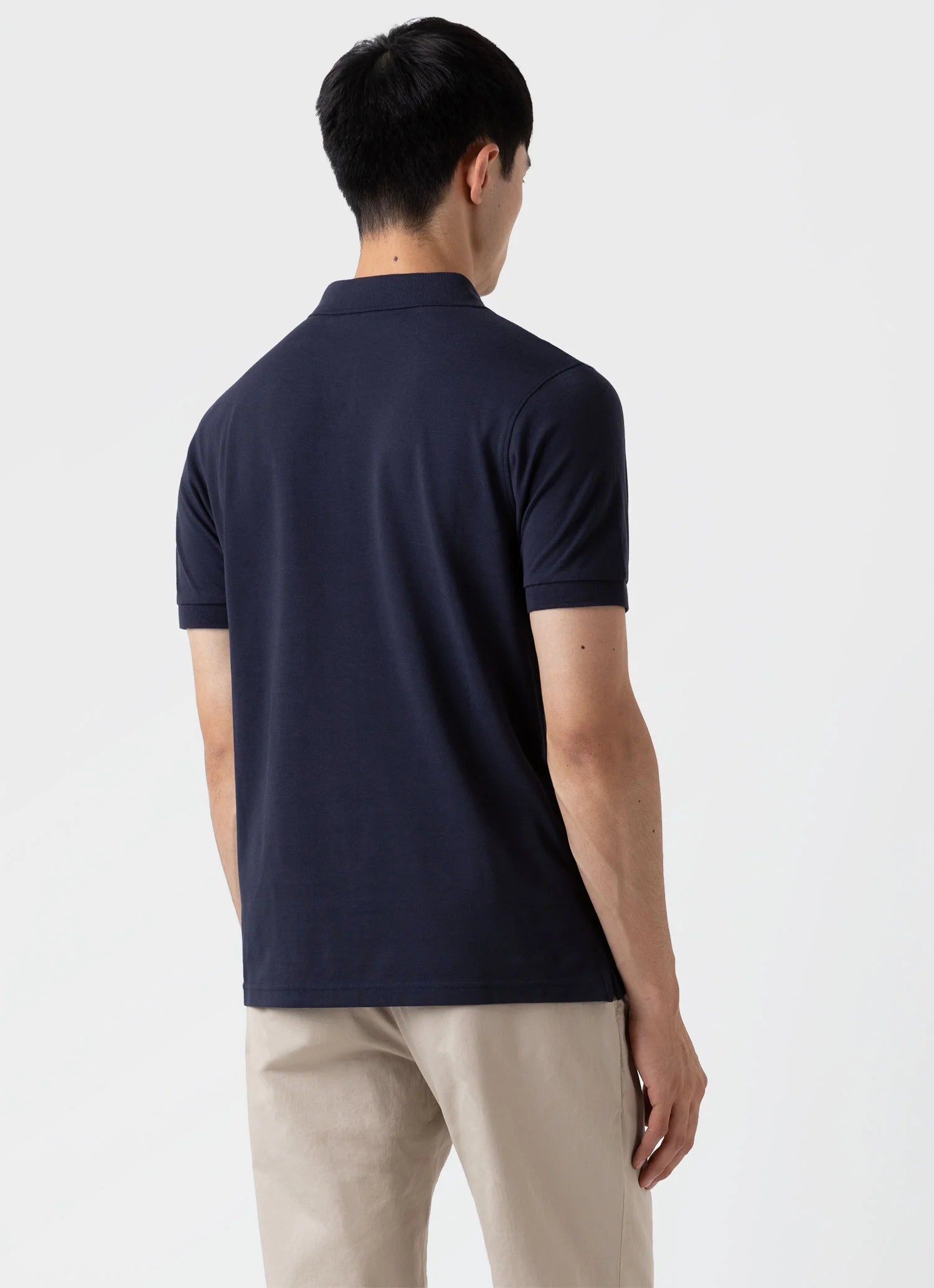 Piqué Polo Shirt - Navy