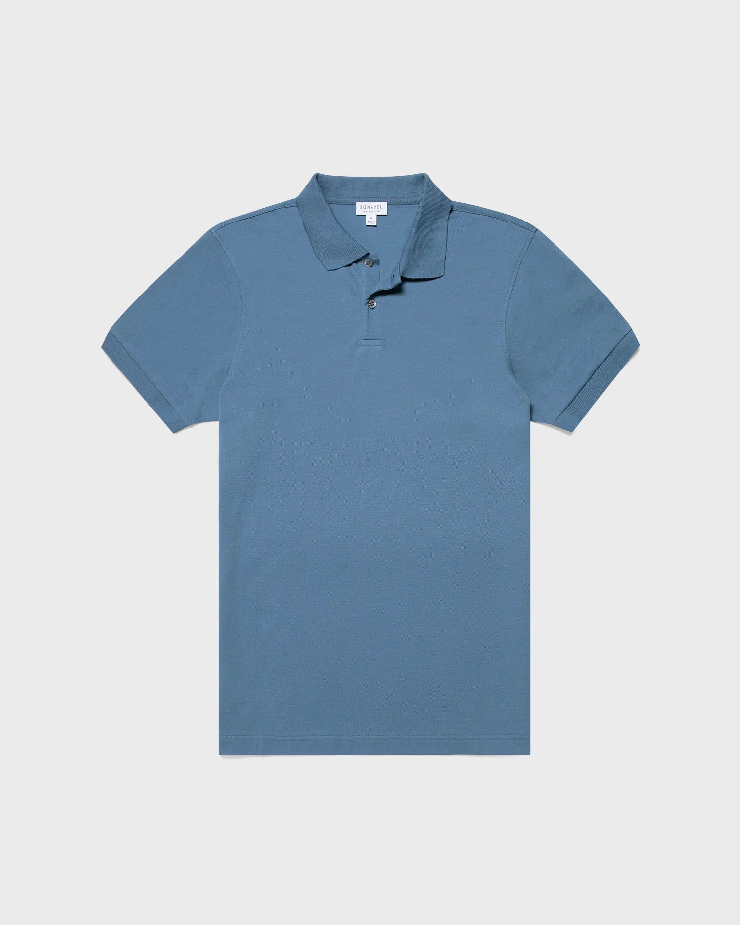 Piqué Polo Shirt - Bluestone