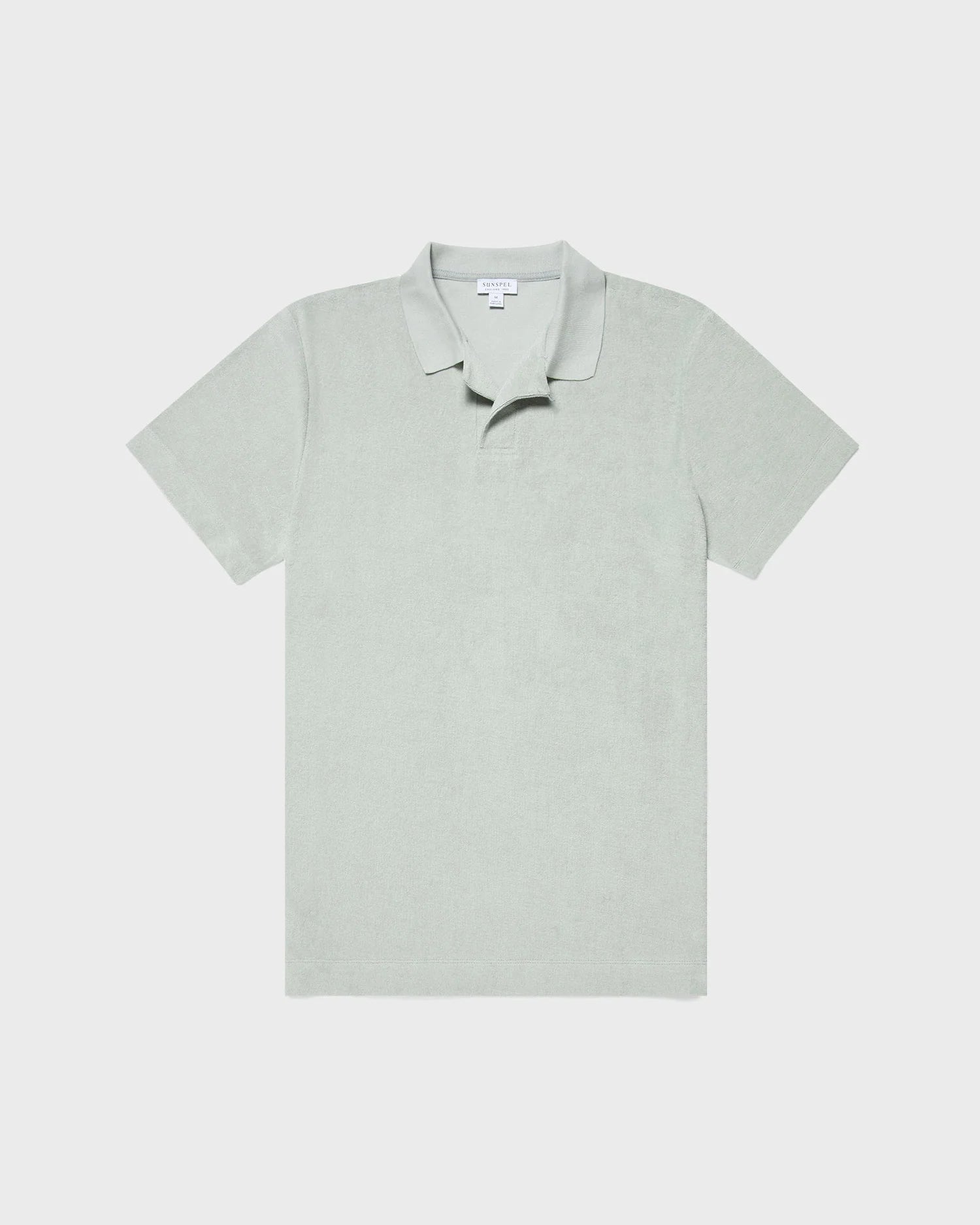 Towelling Polo Shirt - Laurel