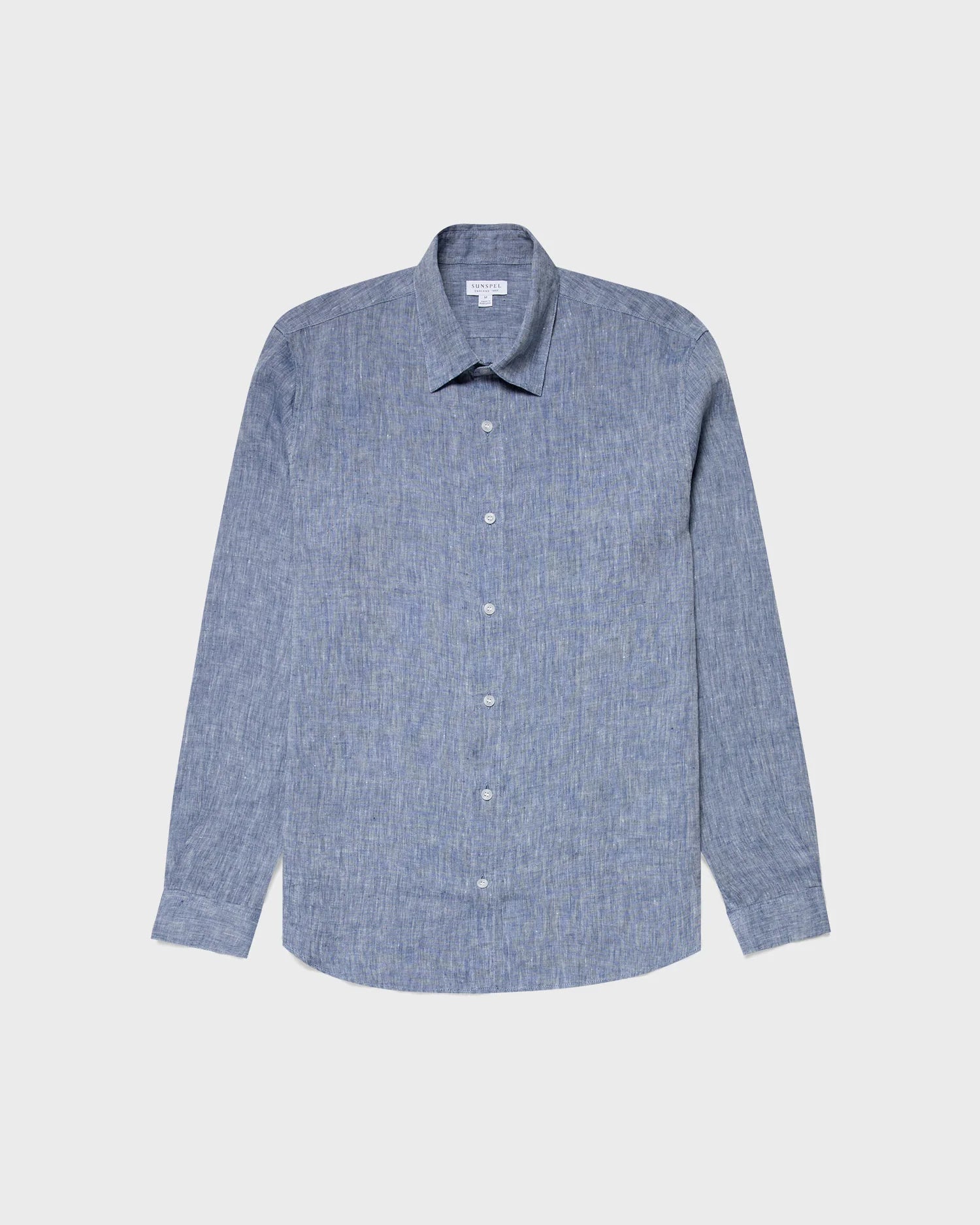 Casual Linen Shirt  - Bluestone