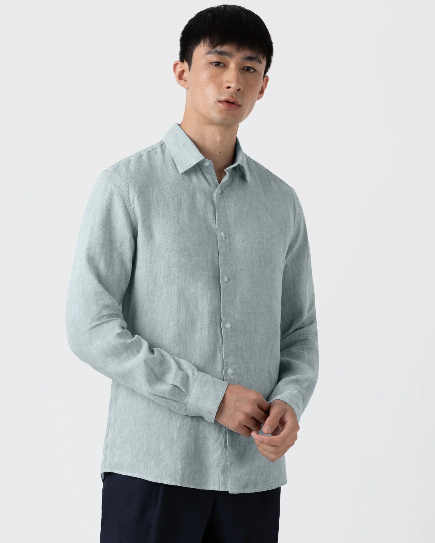 Casual Linen Shirt - Laurel