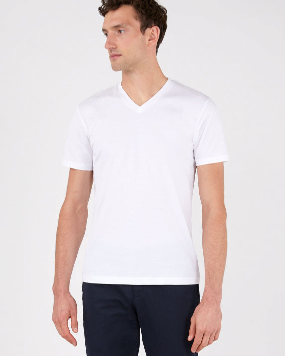 Riviera V-Neck T-shirt - White