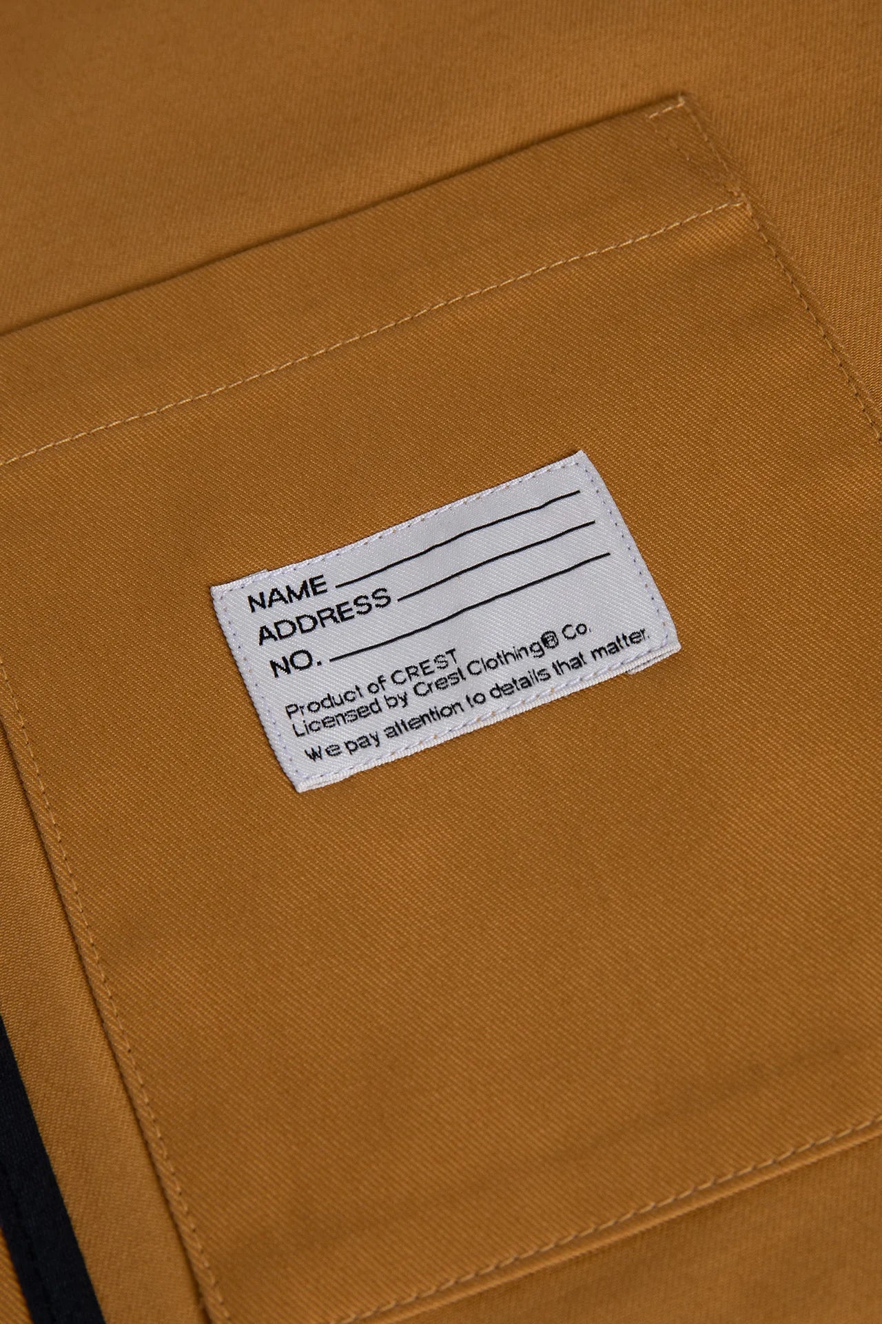 Patch Jacket - Mustard Yellow