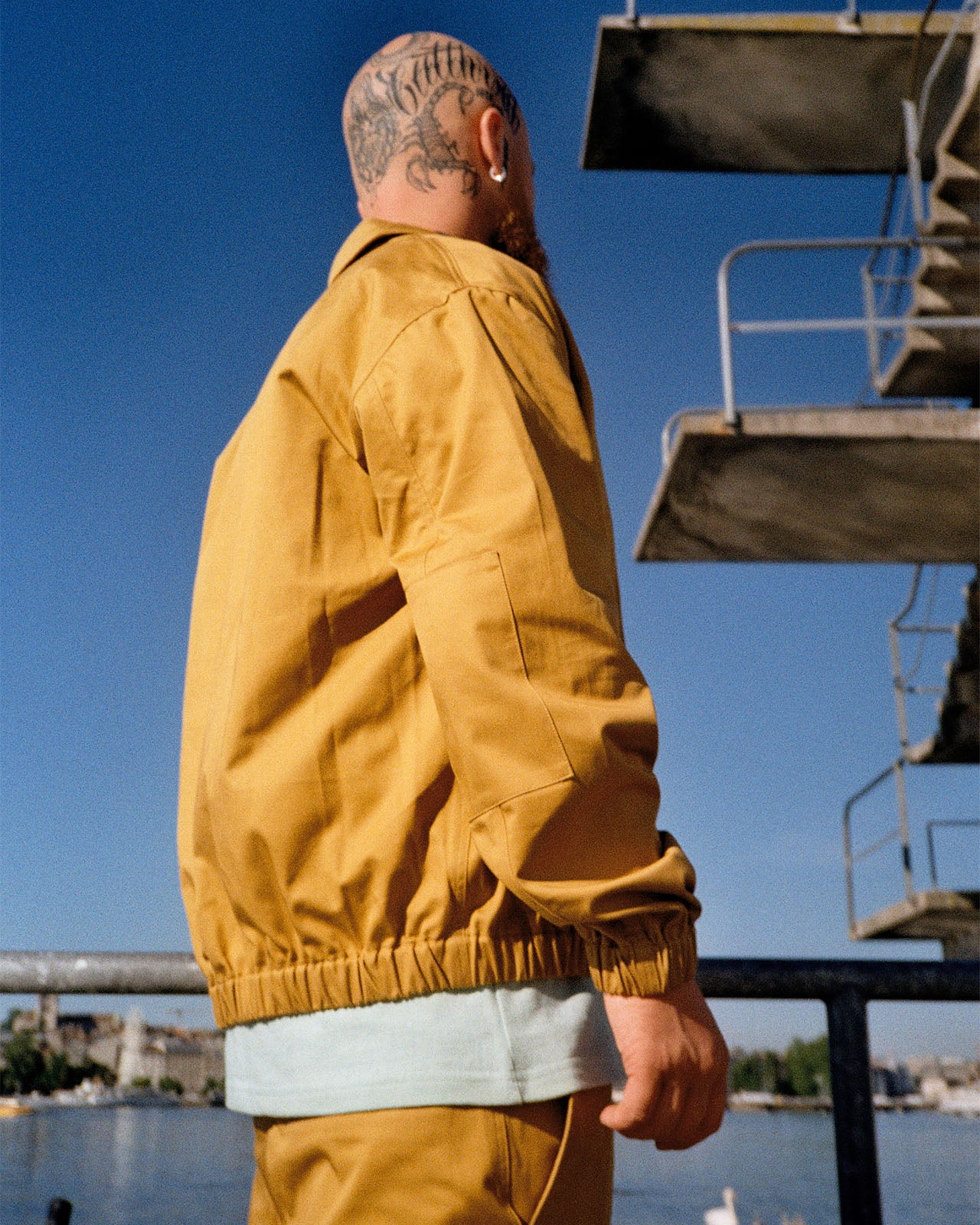 Patch Jacket - Mustard Yellow
