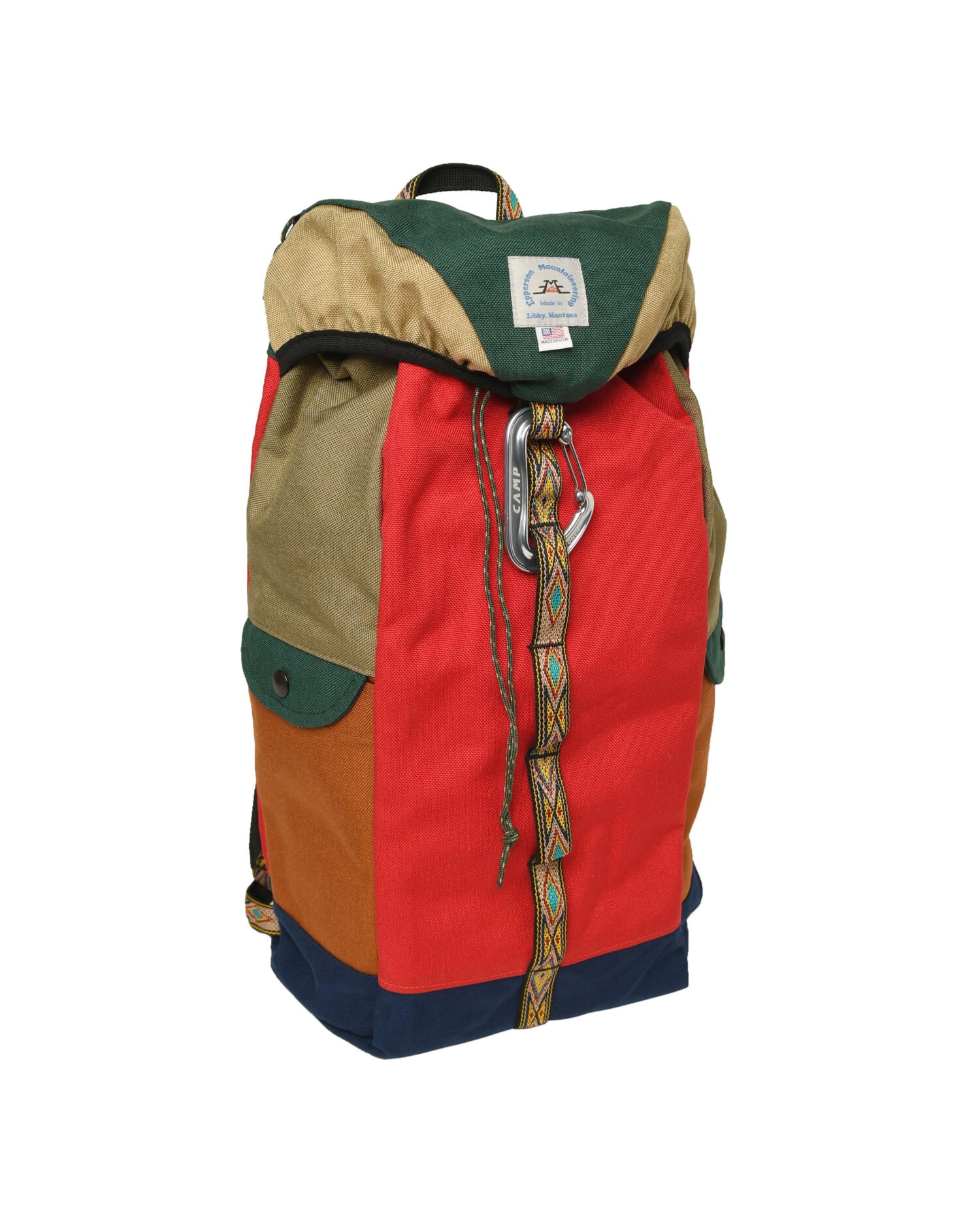 Medium Climb Pack - Forest Green / Barn Red