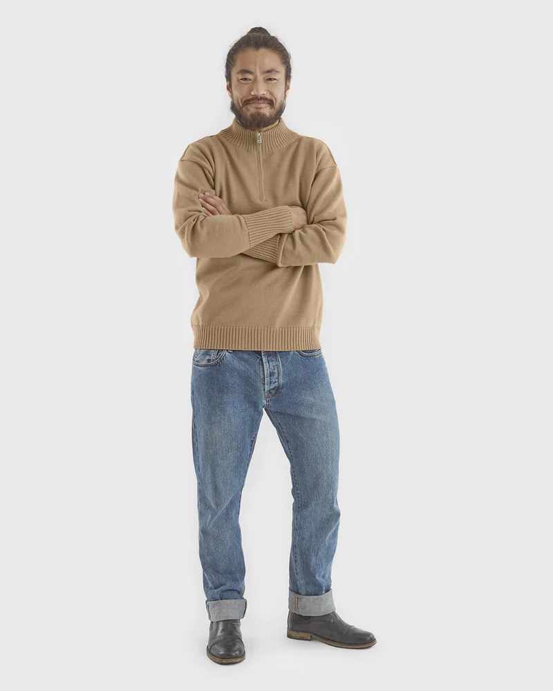 Seaman Half Zip - Camel
