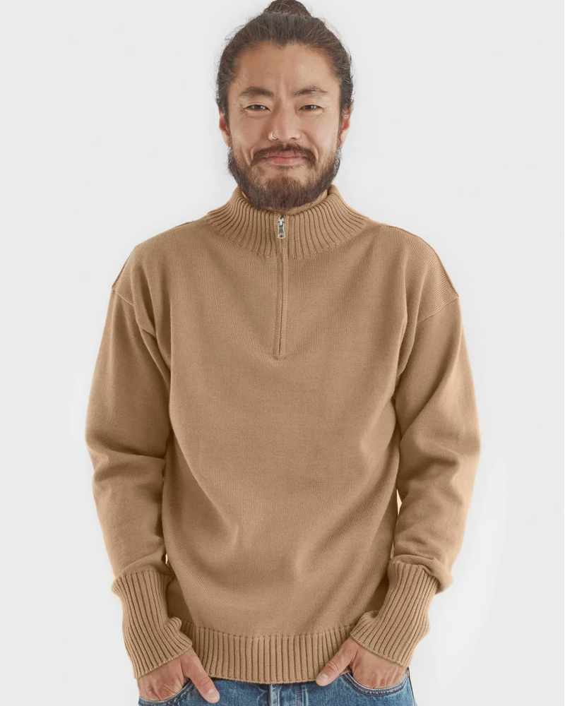 Seaman Half Zip - Camel